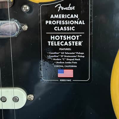 Fender American Pro Classic Hotshot Telecaster  2025 - Butterscotch Blonde / 7lbs. 11.5oz. #US25043746A image 5