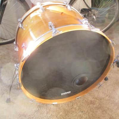 STEAL DEAL!!!! RARE - 1980'S EAMES BIRCH NATURAL DRUM SET - 14-18-24 - THUNDER SIZED! image 2
