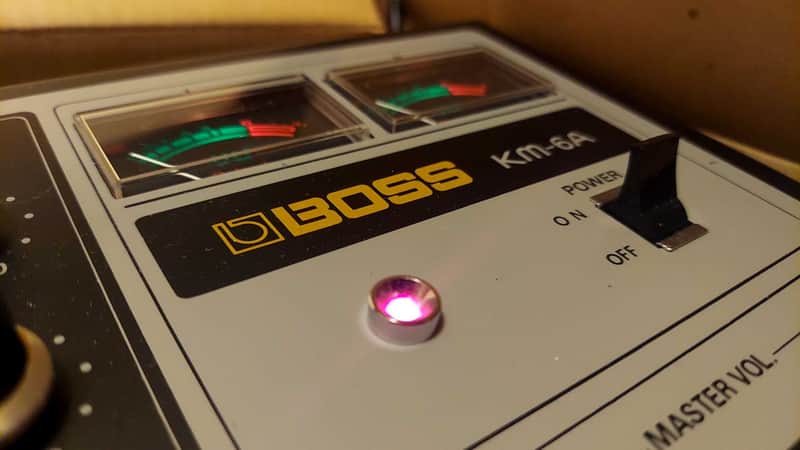 Boss KM-6A 6-Channel Stereo Mixer (Made in Japan / Roland) w/ Original Box image 1