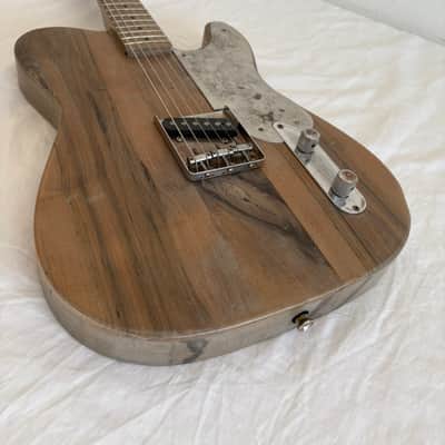 Electric Guitar - Reclaimed Wood - T-Style - Old Grey Maple - 120 image 5