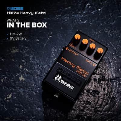 Boss HM-2W Heavy Metal Guitar Effects Pedal | Legendary Chainsaw Tone of Swedish Death Metal | Waza Craft Edition | Standard HM-2 Mode and More Aggressive Custom Mode image 2