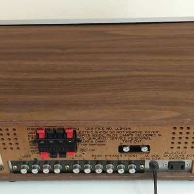 Sears 28500 Stereo Amplifier (by AGS) wood image 7