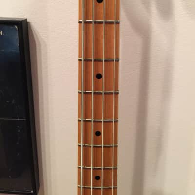 Fender Jazz Bass SPECIAL Shorline Gold Smith Era RARE Bound Maple Neck OHSC 1982 image 8