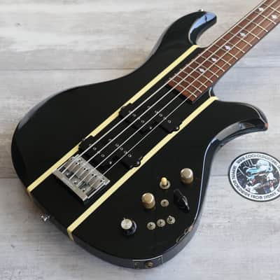1997 Burny (Fernandes) EB-95X "X Japan" Signature Eagle Bass (Black) image 1
