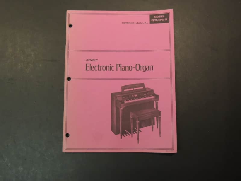Lowrey Model EPO / EPO-R Service Manual