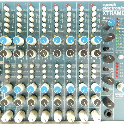 Speck Electronics Xtramix Ultra-Compact 56 Input 8 Bus Rackmount Line Mixer with Power Supply image 2
