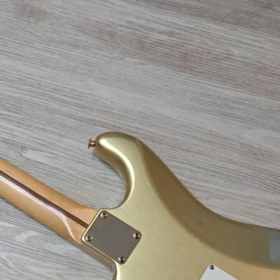 2012 Fender Aztec Gold MIM Strat w/ Gilmour Mod (1 of a Kind) w/ Fender Hardshell , Locking Tuners image 7