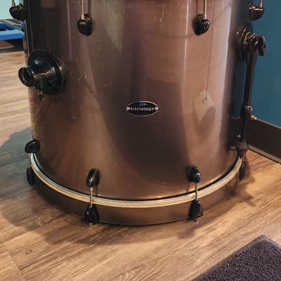 PDP Mainstage By DW 4pc Drum Kit 10/12/14/22 Bronze Metallic image 16