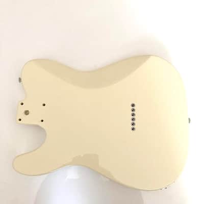 Squier Telecaster Body - Olympic White - extra pickguard image 10