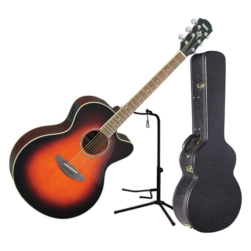 Yamaha CPX500 II OVS エレアコ　おまけ付き Yamaha CPX500II OVS Full Body A/E Guitar with Case and Stand | Reverb