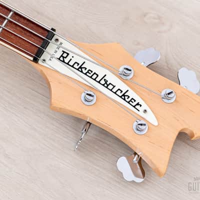 2002 Rickenbacker 4003 Neck Through Bass Mapleglo w/ Case, Paperwork image 4