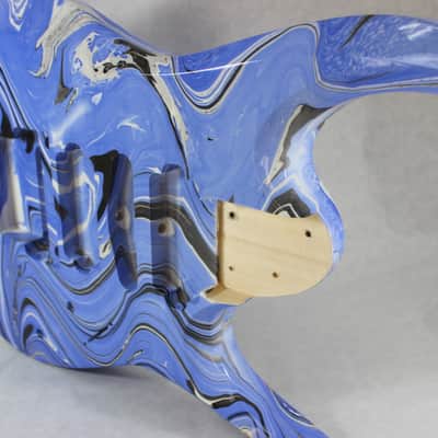 Swirled HSH Trem RGD Guitar body fits Ibanez (tm) 7 string RG and UV Necks J1273 image 6