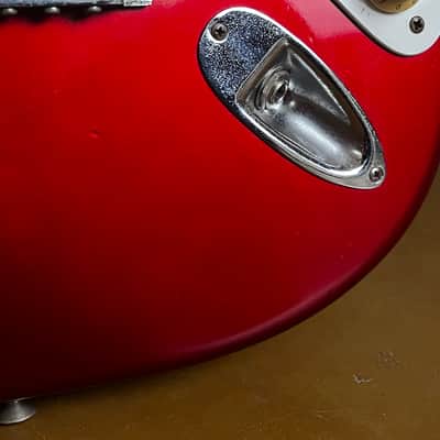 Tokai “Goldstar Sound” MIJ Stratocaster – Candy Apple Red – Early 1980s w/ Vintage Ibanez Hardcase image 8