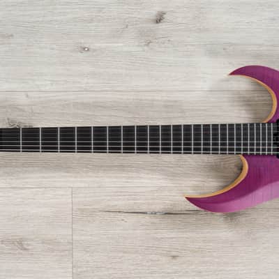 Mint Schecter John Browne Tao-6 Guitar, Ebony Fretboard, Satin Trans Purple image 6