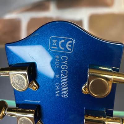 Gretsch G5655TG Electromatic Azure Metallic 2020 Semi-Hollow Electric Guitar image 9