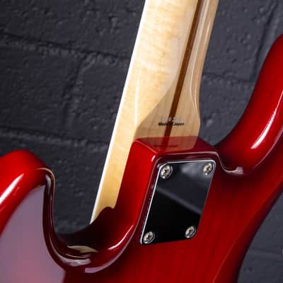 Tokai AJB118 Jazz Bass MIJ Trans Red Burst Ash Lightweight 8lb Made in Japan image 14