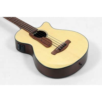 Ibanez AEGB30E Spruce-Sapele Acoustic-Electric Bass Guitar - Regular Natural image 3
