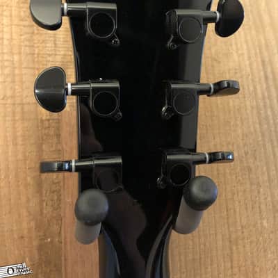 Indio by Monoprice Boardwalk 335-Style Semi-Hollow Charcoal w/ Bone Nut & Gig Bag image 7