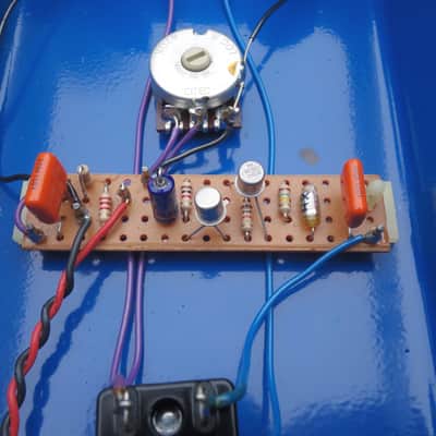 Vintage 1996 Colorsound One Knob Fuzz Box - V1 Dick Denney Original Issue for Sola Sound image 6