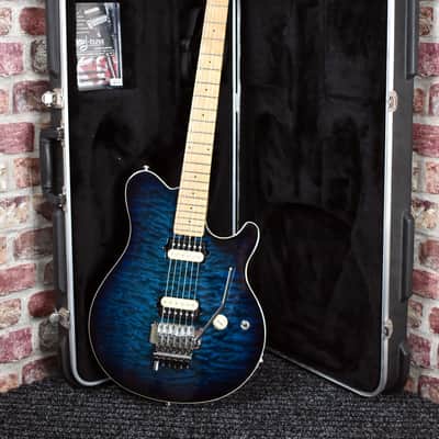 Ernie Ball Music Man Axis (2007) - Pacific Blue Burst image 6