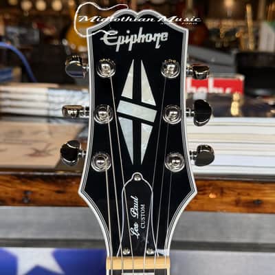 Epiphone - Les Paul Custom - Limited-Edition Electric Guitar - Silver Burst Gloss Finish USED image 12