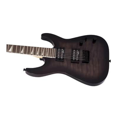Jackson JS Series Dinky Arch Top JS32Q DKA HT 6-String Electric Guitar with Amaranth Fingerboard (Right-Handed, Transparent Black Burst) image 7