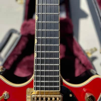 Gretsch G6131T-62 Vintage Select '62 Jet with Bigsby 2018 - Present - Vintage Firebird Red image 6