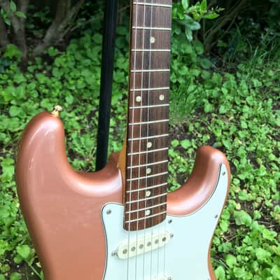 ESP lawsuit strathead 60's stratocaster in Burgundy Mist image 4