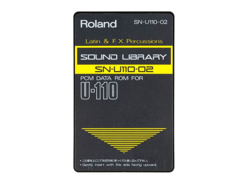 Roland SN-U110-02 Latin & F.X. Percussion Sound Library [USED] image 1