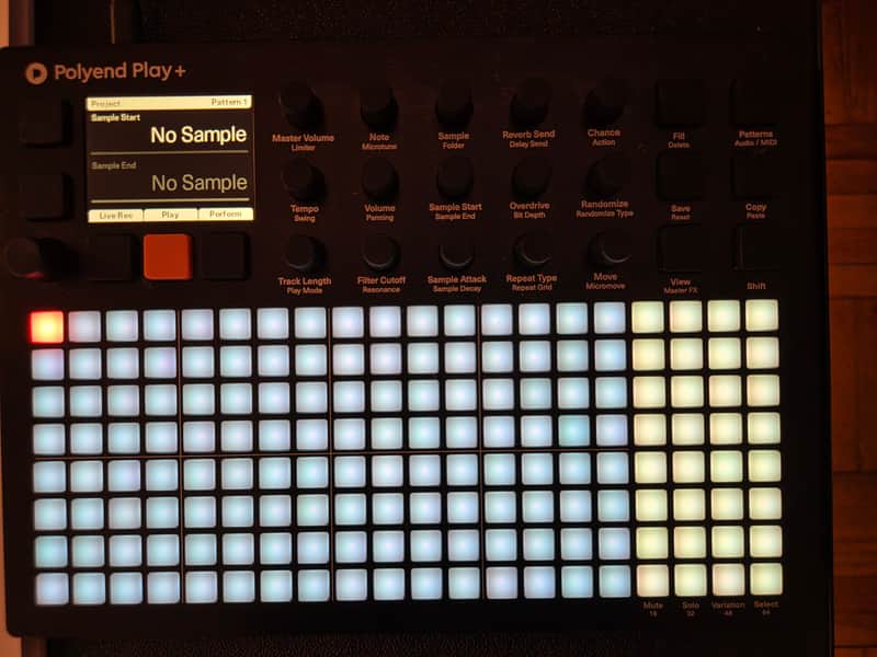 Polyend Play+ Sample-Based MIDI Groovebox 2024 - Present Black image 1