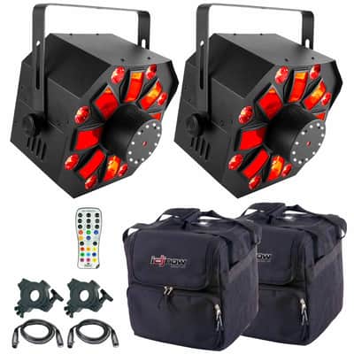 (2) Chauvet DJ Swarm Wash FX ILS Effect Fixtures with Laser & Strobe image 1