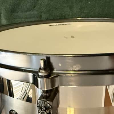Tama Warlord Collection Spartan 6x14" Stainless Steel Snare Drum 2000s - Steel image 8
