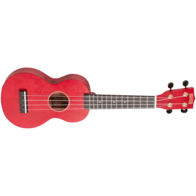 MS1TRD Slimline Soprano Rouge Satin + Housse Mahalo image 3