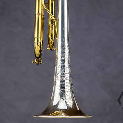 King Silver Sonic 1952 Bb trumpet, lacquer image 6