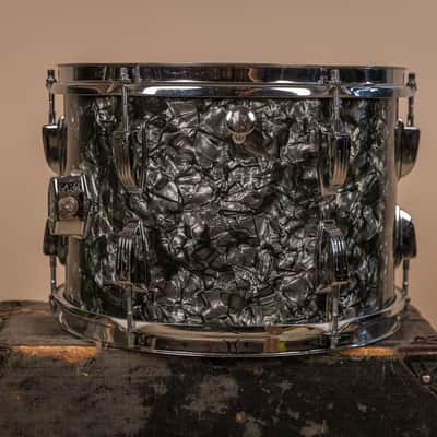 1971 Ludwig 9x13 Black Diamond Pearl Tom image 4