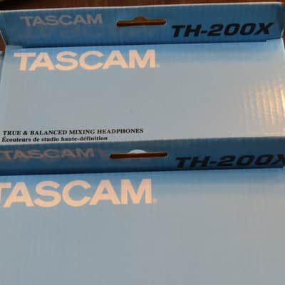 2 (pair) TASCAM TH-200X Studio Headphones NEW in box image 5