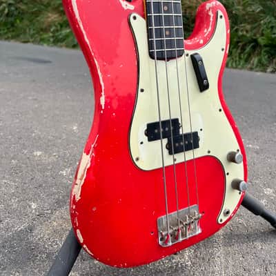 Fender Precision Bass 1962 Fiesta Red image 8
