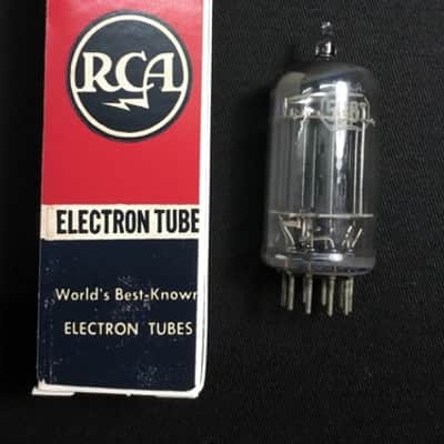 RCA 5687 Black Plates AUDIO Preamplifier VACUUM TUBE USA Tested 4.7203-D image 1