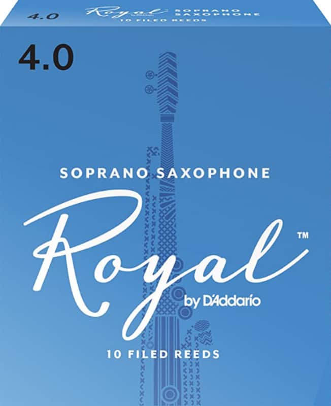 Royal Saxophone Reeds - Soprano - (4.0) Box of 10 image 1