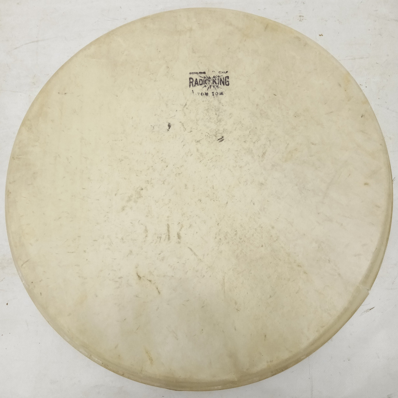 Slingerland 16" Radio King Calf Skin Floor Tom Drum Resonant/Batter Head Vintage — main photograph