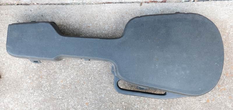 Vintage Gibson ? / Peavey ? 80's ? Hard Molded Guitar Case - Black image 1