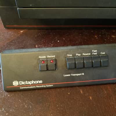 Dictaphone 5202 1/2" 4-head reel to reel tape transport Logger 10.5" R2R 1990 - black rack mount image 17