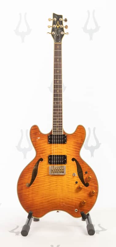 Daion H555 Headhunter HS (Honey Sunburst) HH-555 Semi-hollow electric image 1
