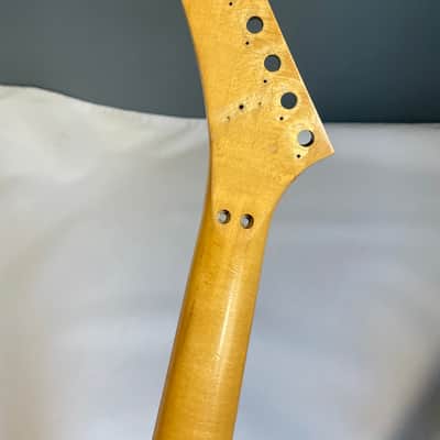 1985 Kramer USA Banana Maple Fretboard Guitar Neck Floyd Ready 22 Frets Dot Inlay w/ Neckplate (Non Scarf) Bild 19