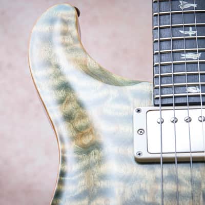 PRS USA Paul Reed Smith Custom 24 Tremolo "Faded Whale Blue + Ebony" (2017) image 7