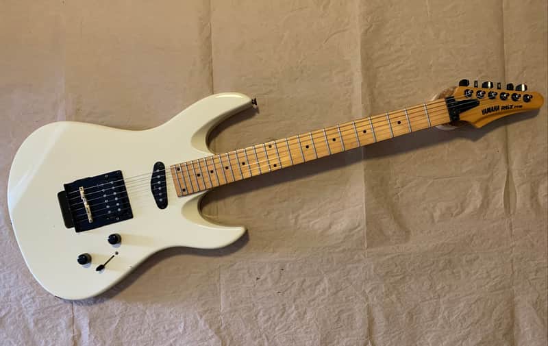 Yamaha RGZ211M White 90s Made in Taiwan //modded with tele type bridge//. image 1
