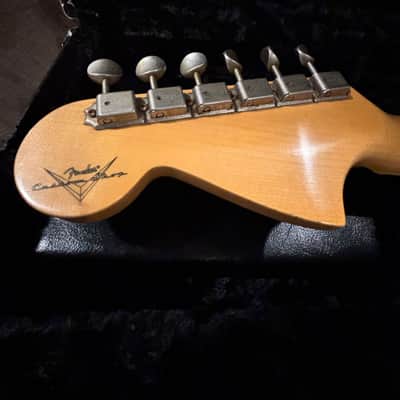 Fender Custom Shop 1966 Jaguar Journeyman Relic, Aged Daphne Blue, w/Painted Headcap and Lollars HSC 2020 image 17