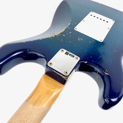 Fender Stratocaster 64 L-Series Heavy Relic Custom Shop 2025 Blue Burst image 16