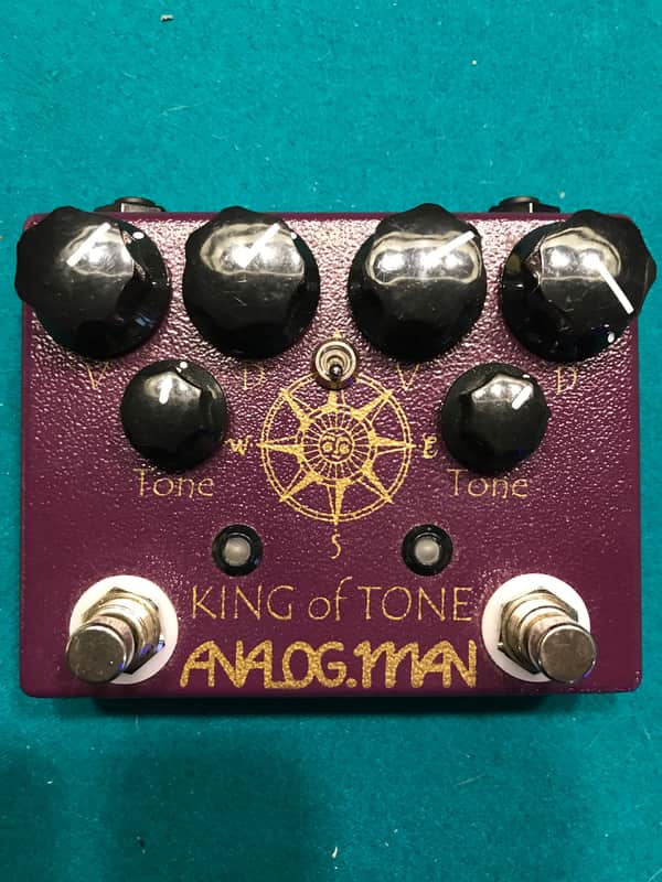 Analogman King of Tone V4 with Both Side High Gain Option | Reverb
