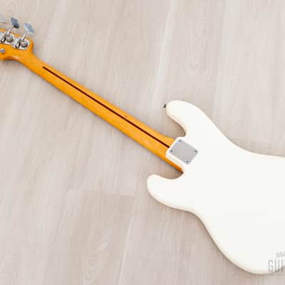 1982 Fender JV Precision Bass ‘57 Vintage Reissue PB57-70 Olympic White Ash Body, Japan MIJ Fujigen image 13